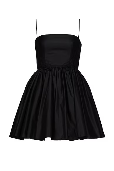 ALAΪA A-Line Dress Noir Alaia