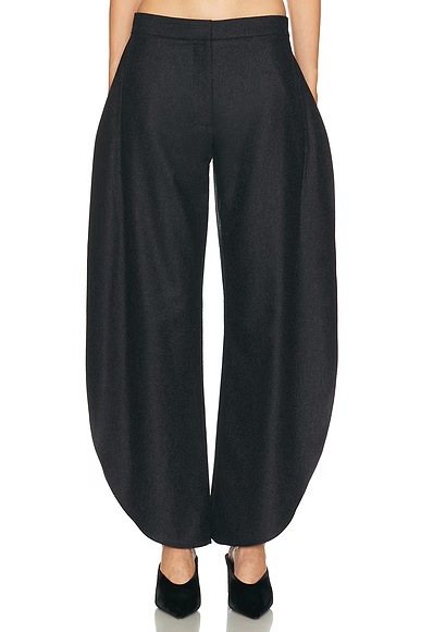 ALAΪA Petal Pant Anthracite
