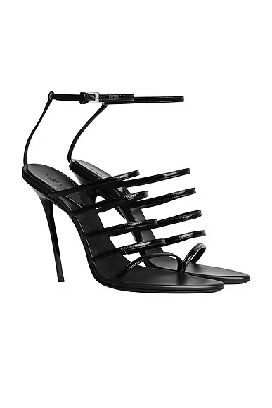 ALAΪA Strappy Sandal Noir
