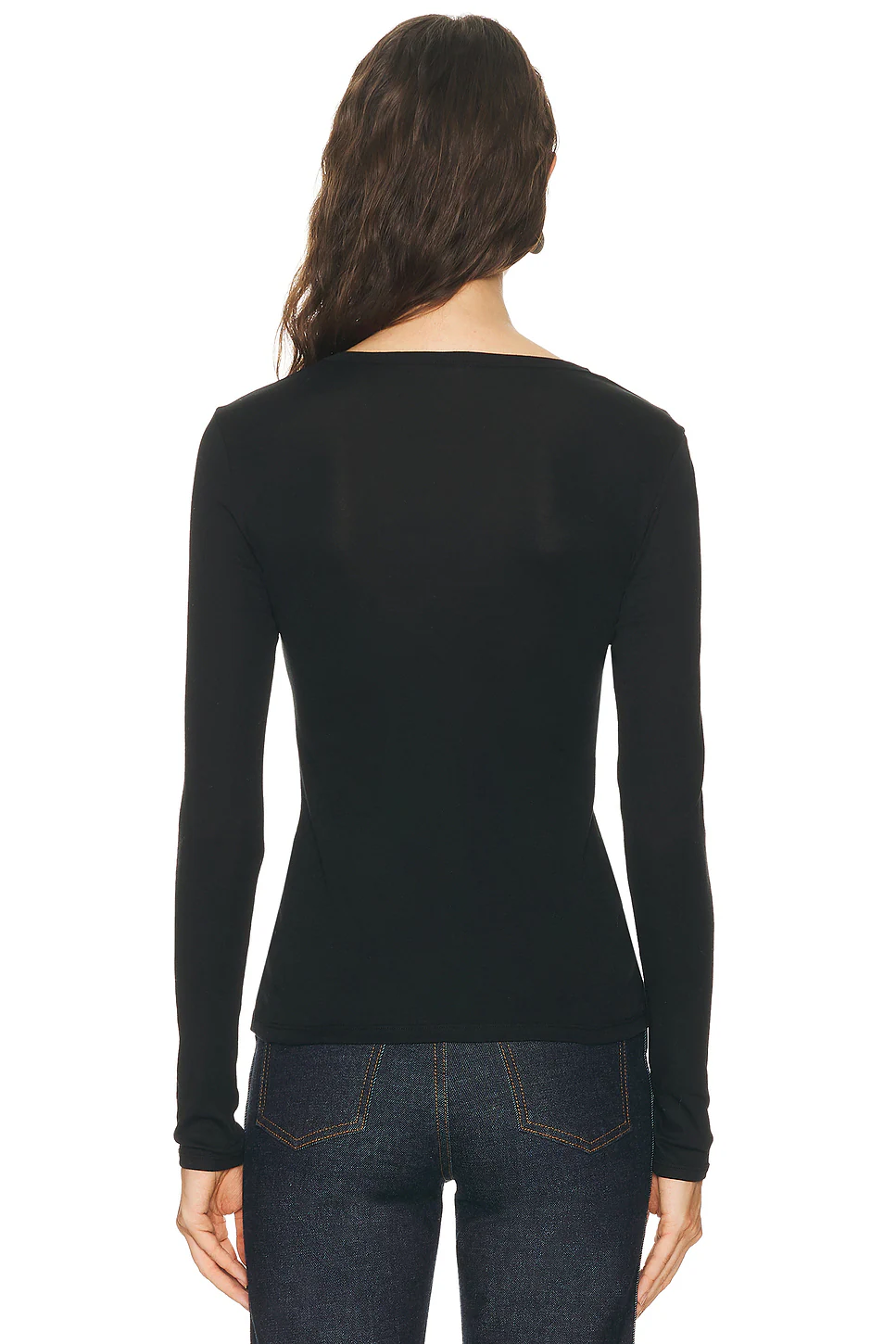 Olivia Long Sleeve Top Black