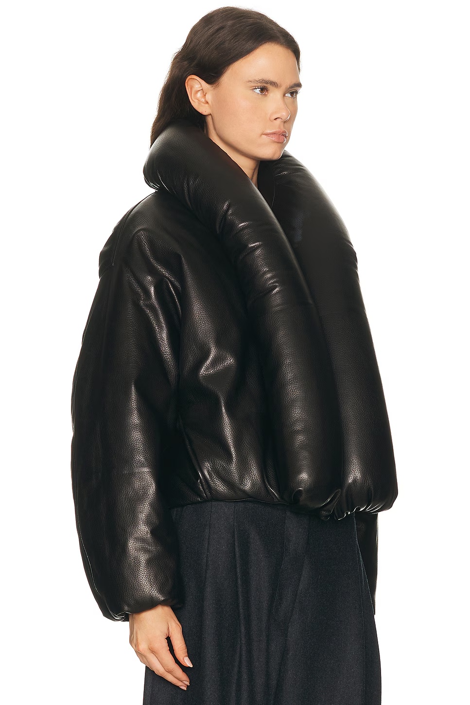 ALAΪA Padded Bomber Jacket Noir Alaia