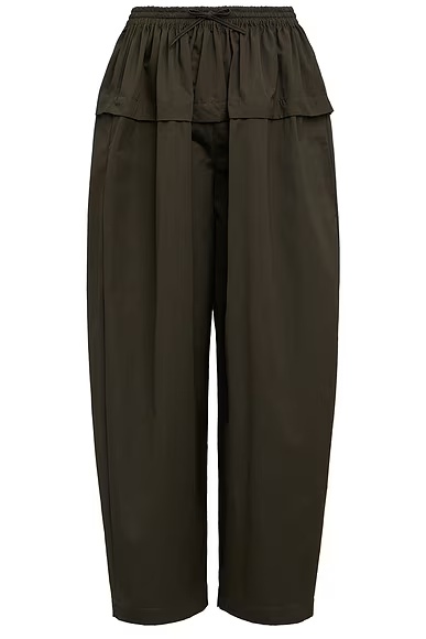 ALAΪA Peplum Pant Olive