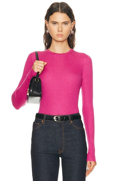 Browning Knit Top Fuchsia