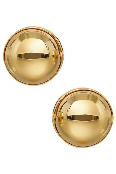 ALAΪA Sphere Earrings Or