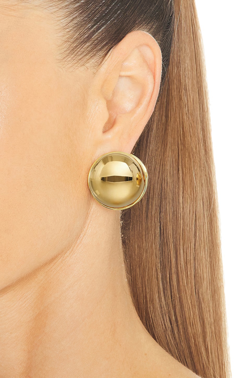 ALAΪA Sphere Earrings Or