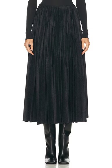 Pleated Skirt Anthracite