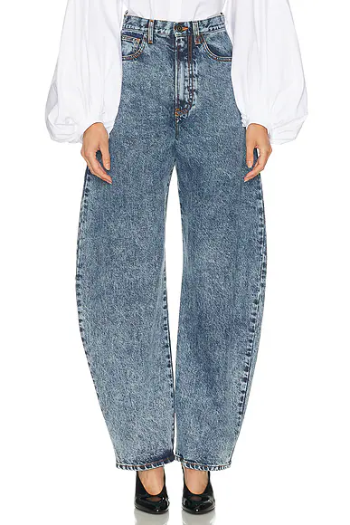 Round Leg Bleu Neige