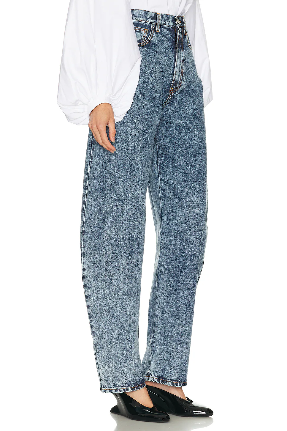 Round Leg Bleu Neige
