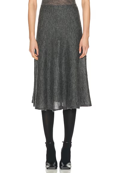 Circle Skirt Gris Chine