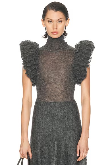 Padded Bodysuit Gris Chine