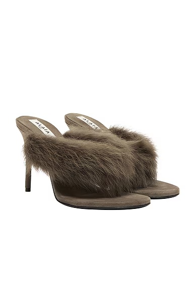 Thong Mule Taupe