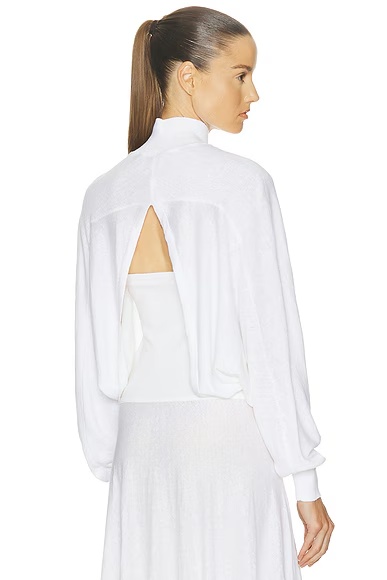 Batwing Jumper Blanc