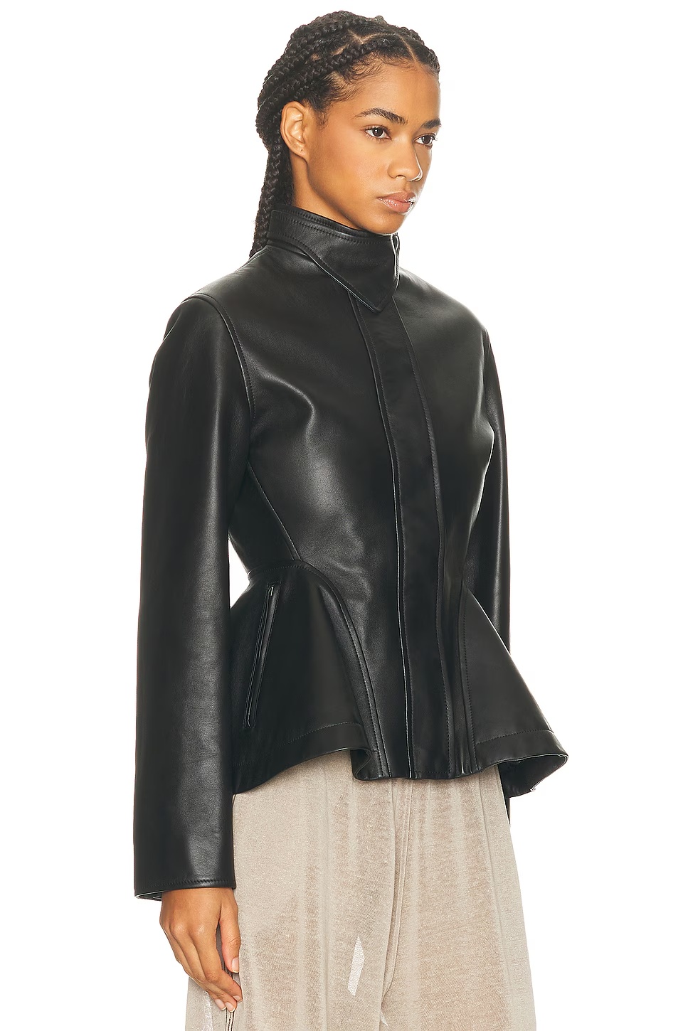 Peplum Jacket Noir Alaia