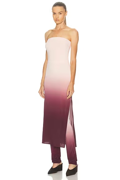Layered Jumpsuit Aubergine