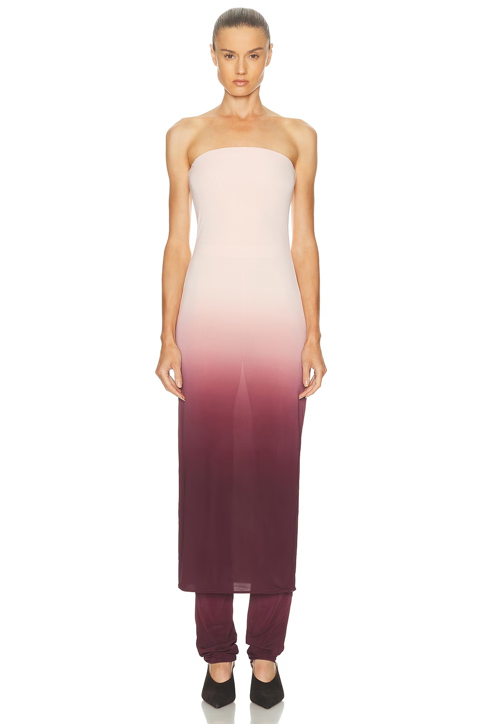 Layered Jumpsuit Aubergine