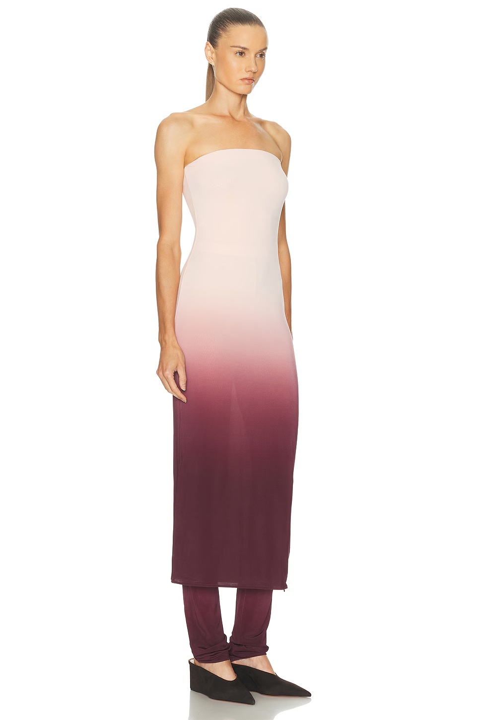 Layered Jumpsuit Aubergine