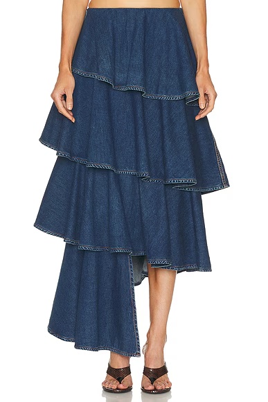 Spiral Skirt Bleu Mineral