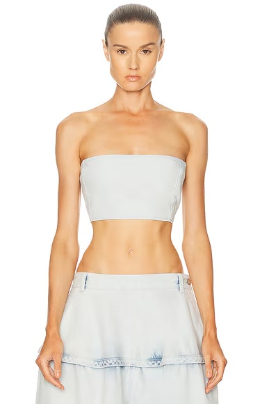 Bustier Top Bleu Givre