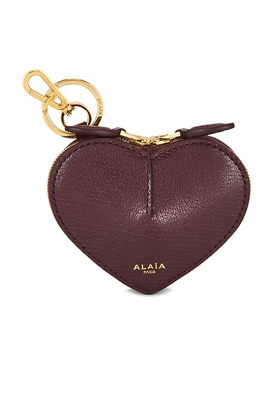 ALAΪA Coin Purse Rouge Grenat