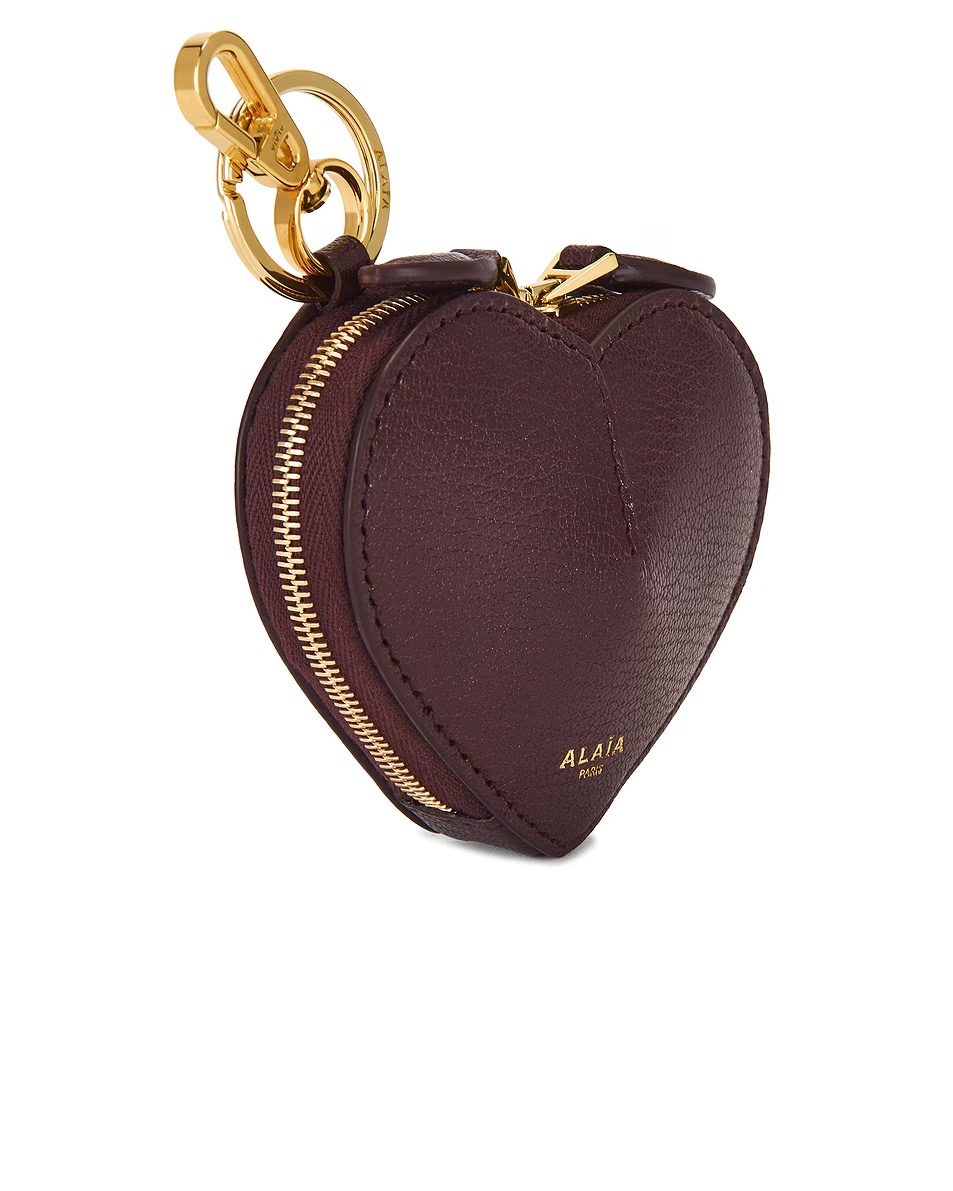 ALAΪA Coin Purse Rouge Grenat