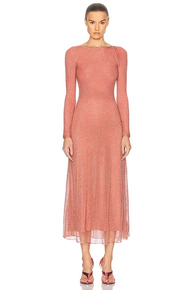 Chain Dress Corail