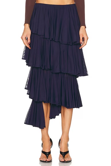 Ruffle Skirt Minuit