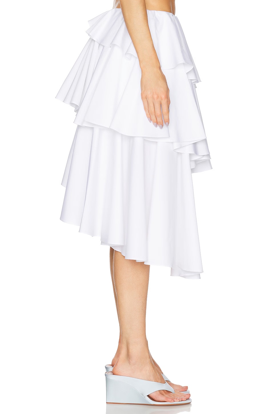 ALAΪA Spiral Skirt Blanc