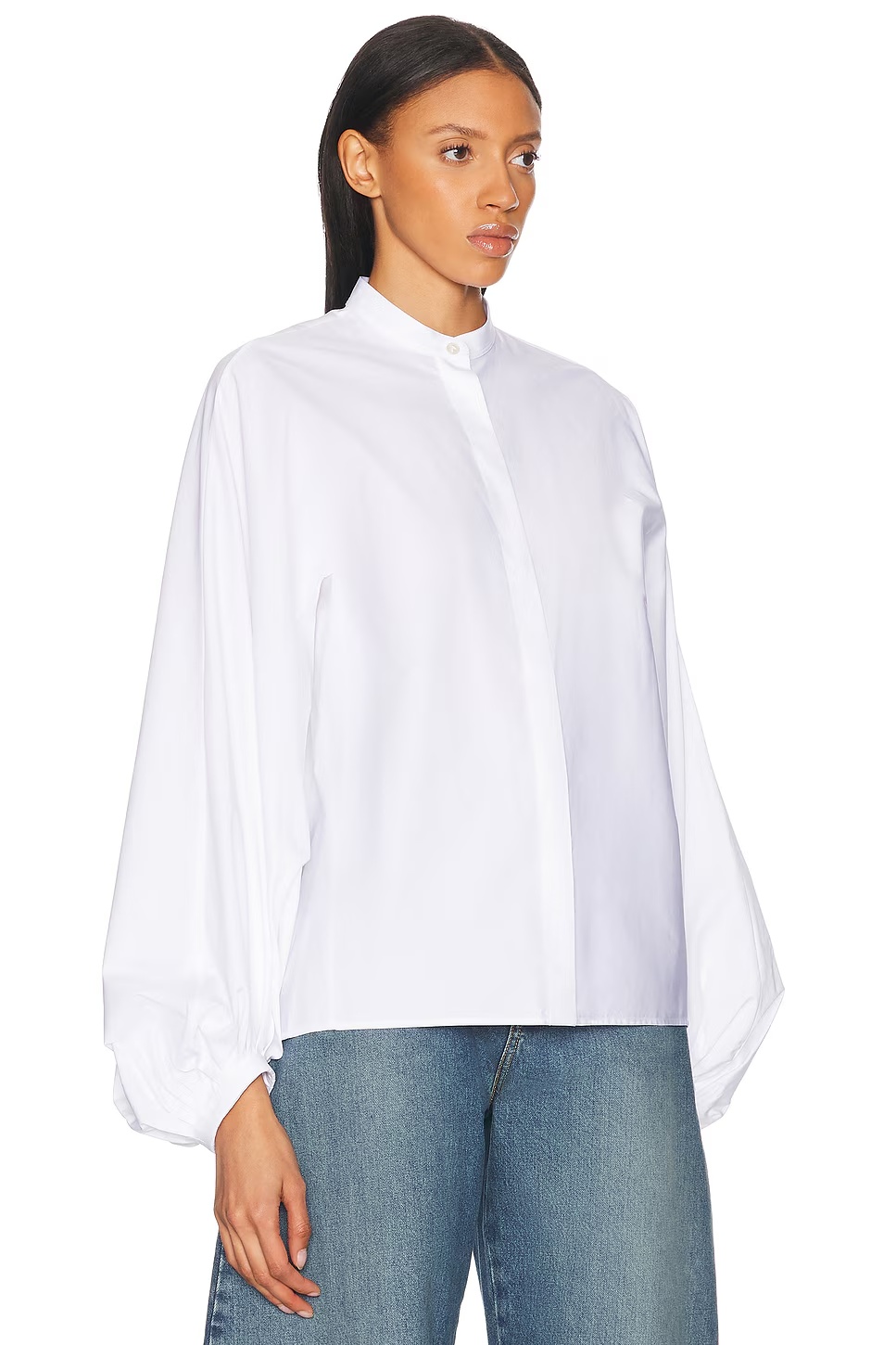 ALAΪA Balloon Shirt Blanc