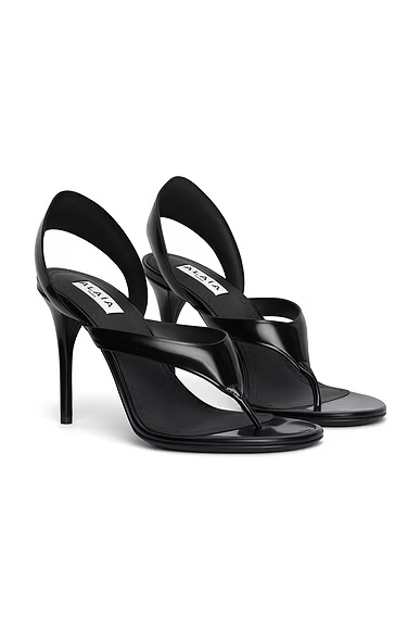 ALAΪA Thong Sandal Noir