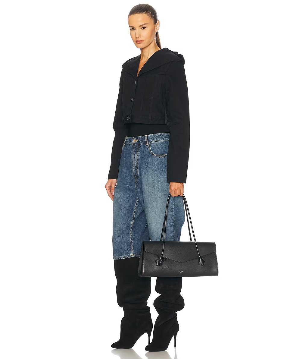 Le Teckel Flap Bag Noir