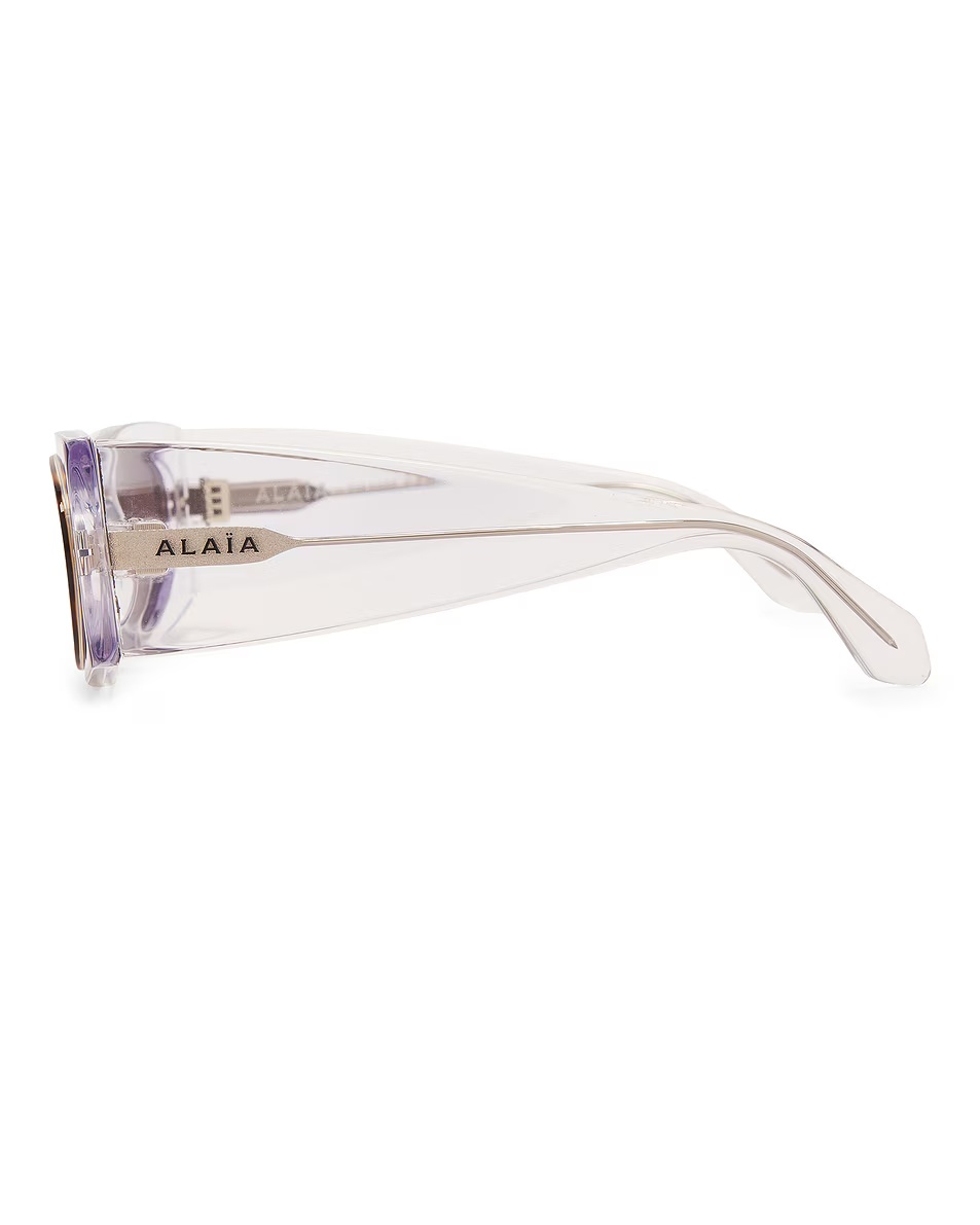 Oval Transparent Sunglasses Crystal & Grey
