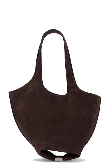 La Scoop Medium Shoulder Bag Dark Brown