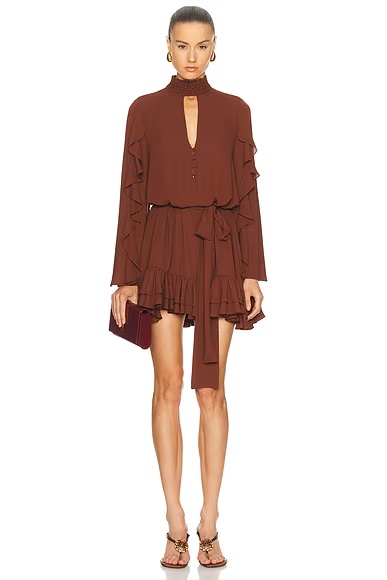 Giovanna Dress Burnt Sienna
