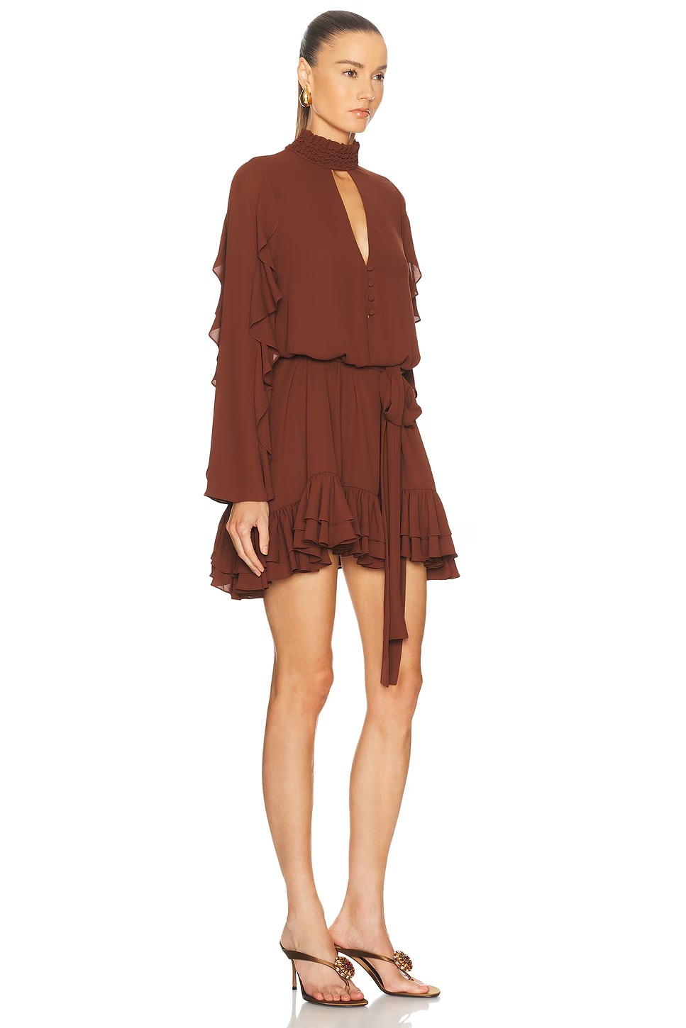 Giovanna Dress Burnt Sienna
