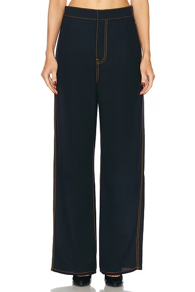Fluid Pant Marine Fonce