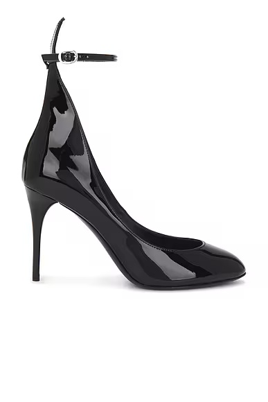 Ankle Strap Pump Noir