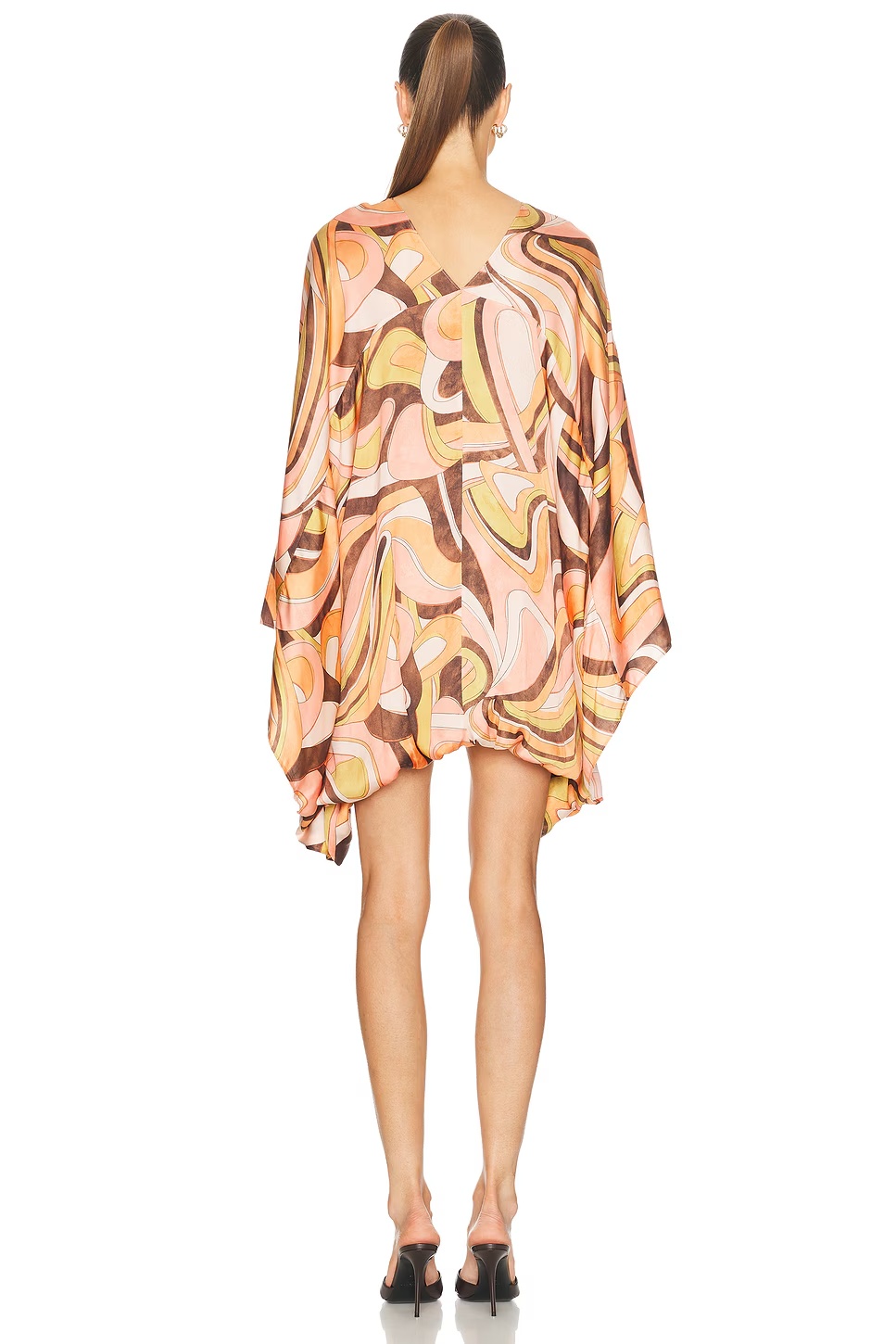 Lishan Dress Abstract Print