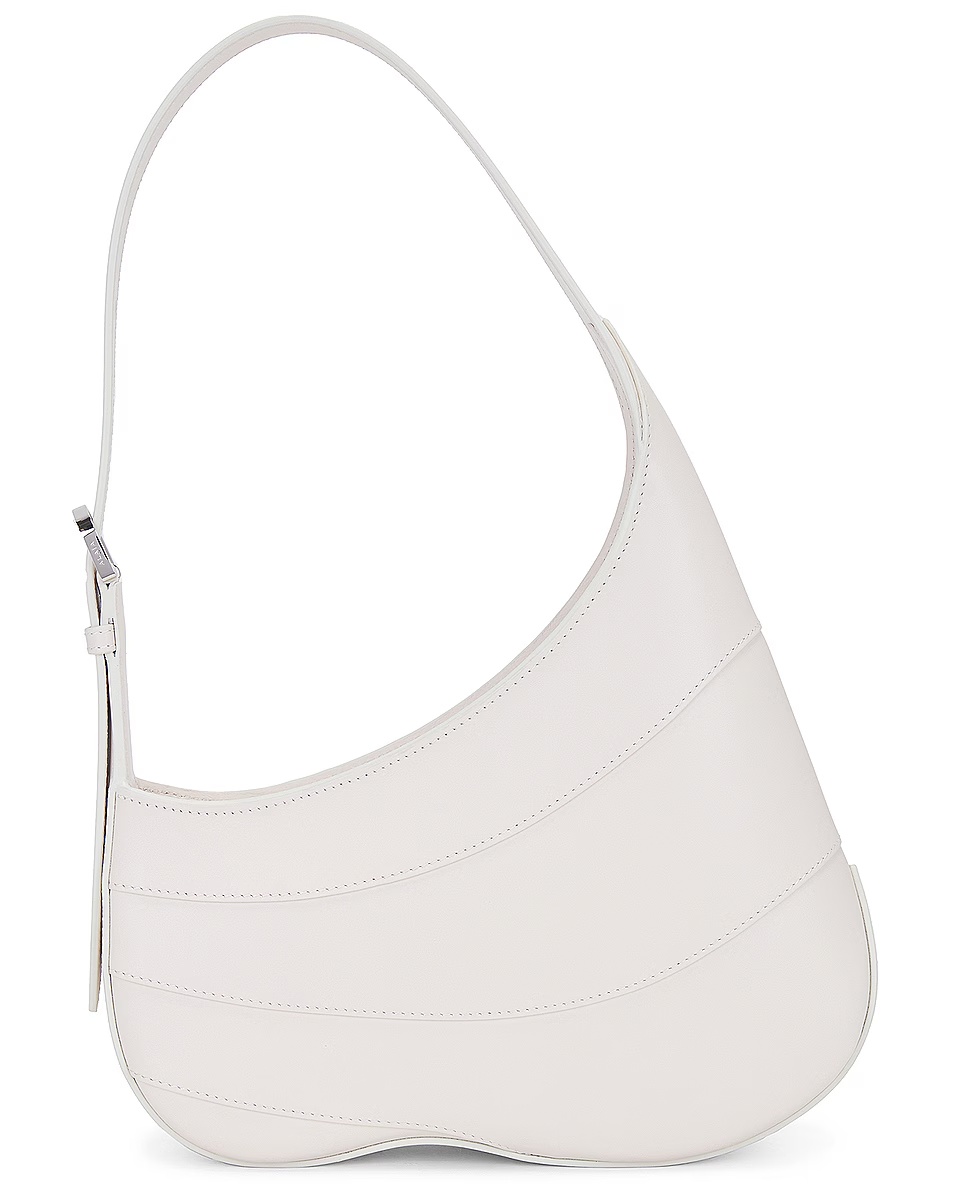 Djinn Zipped Hobo Bag in Ivoire Ivorie