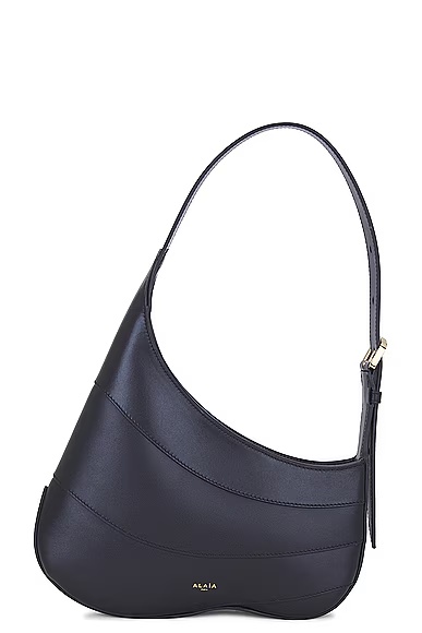 Djinn Zipped Hobo Bag Noir