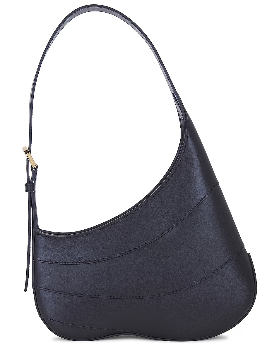 Djinn Zipped Hobo Bag Noir