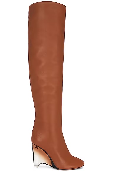 Wedge Boots 100 Cognac