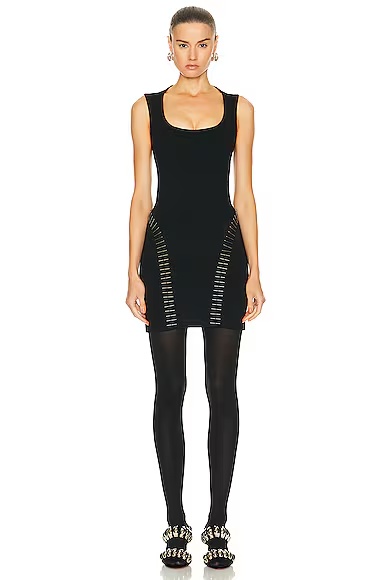 Mini Dress in Noir ALAIA Noir ALA?A