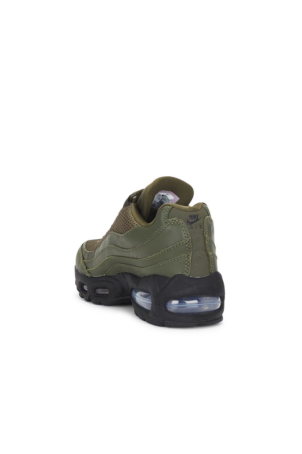 Air Max 95 Big Bubble Sneaker Cargo Khaki, Medium Olive, & Black