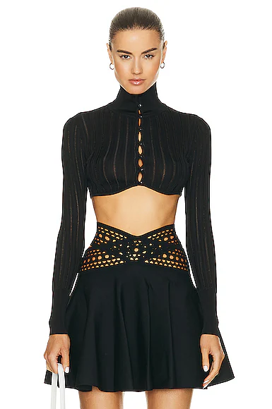Crinoline Cardigan Noir