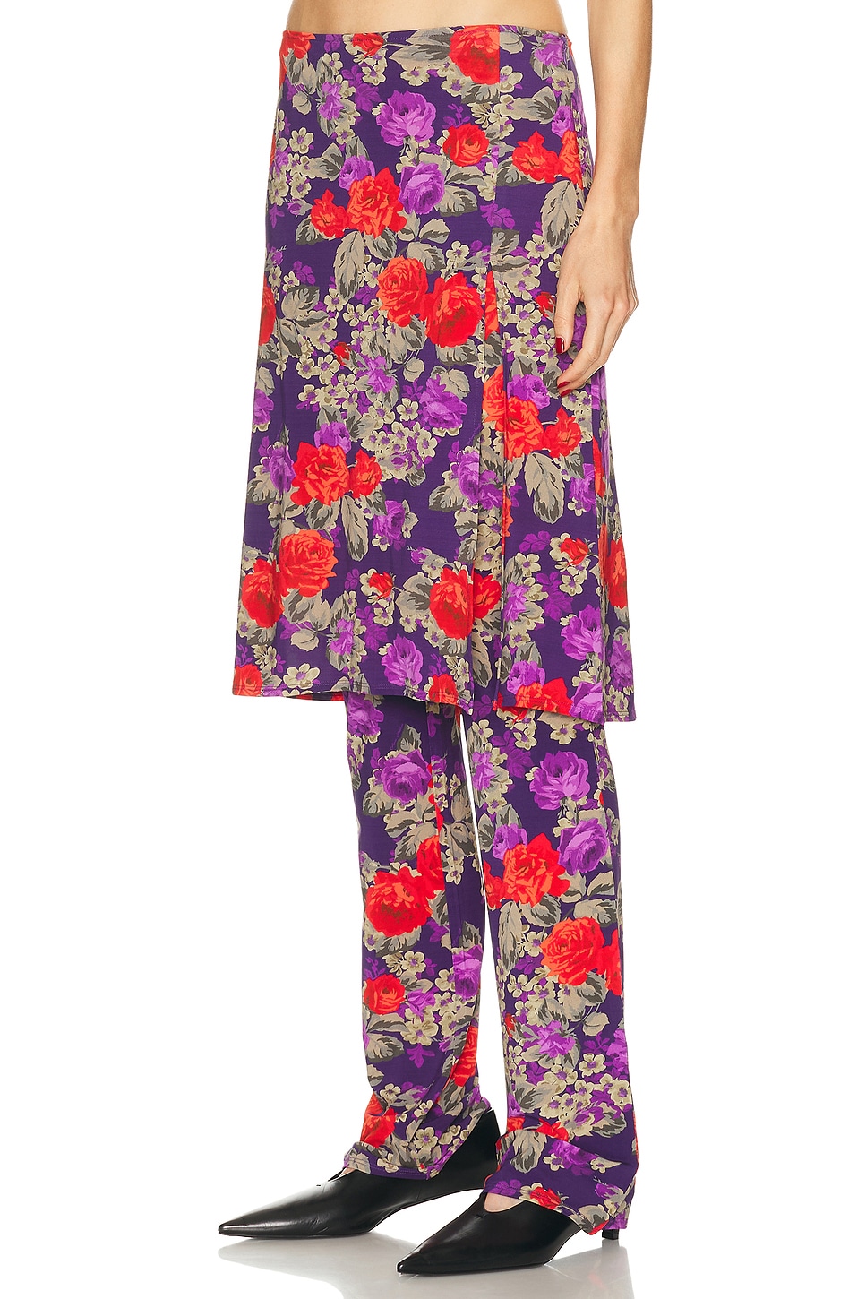 Intessa Skirt Pant Multi Purple