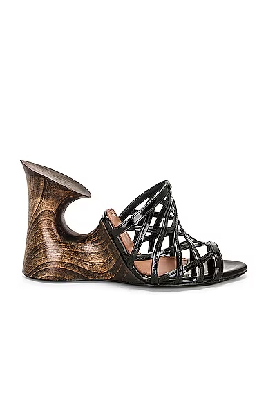 Sculpture Mule Sandal Noir