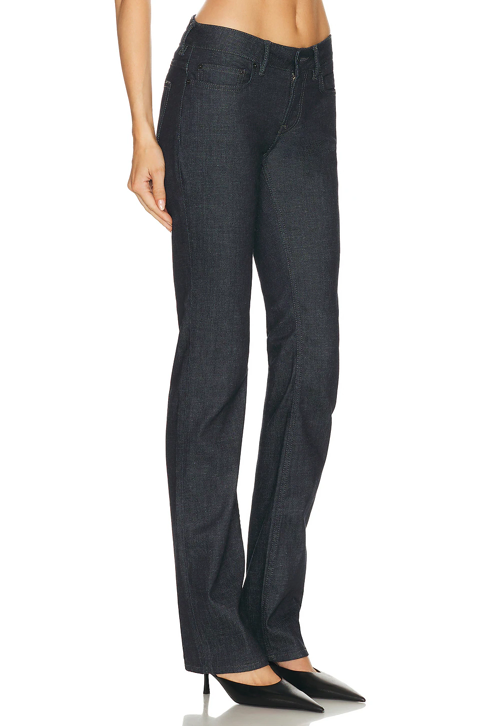 2013 Blue Roots Low Waist Flare Leg Dark Blue