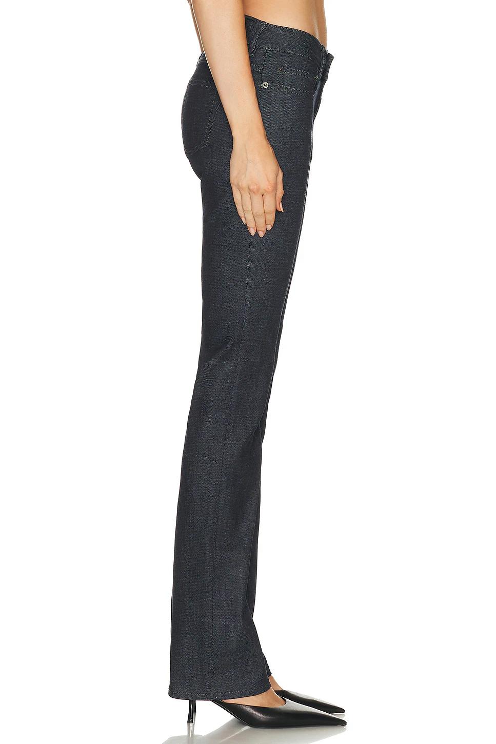 2013 Blue Roots Low Waist Flare Leg Dark Blue