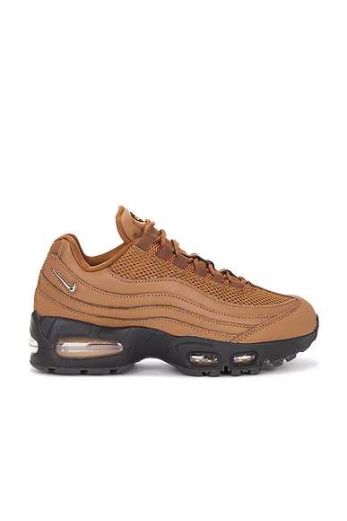 Air Max 95 Big Bubble Sneaker Light British Tan, Flax, & Velvet Brown