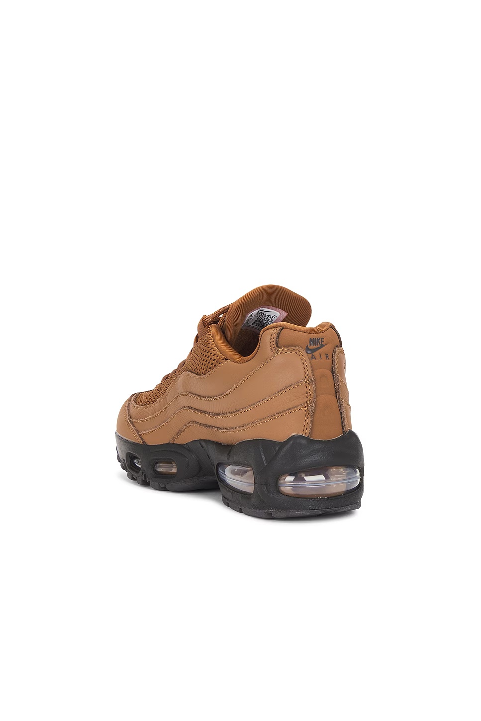Air Max 95 Big Bubble Sneaker Light British Tan, Flax, & Velvet Brown